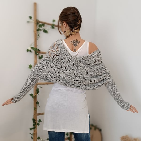 Reinhilde™ Écharpe – Écharpe à manches doubles