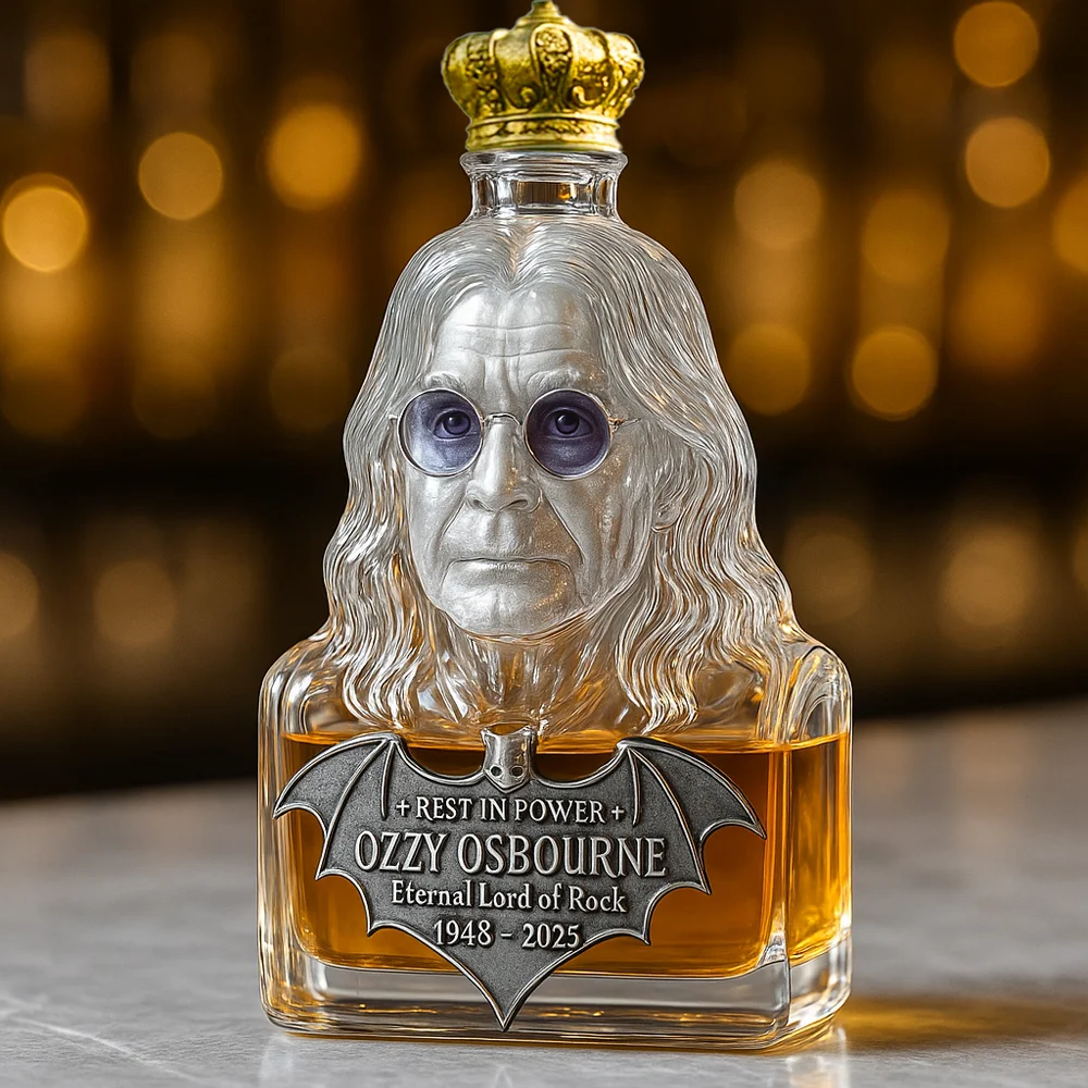 LiquorBottle™ : Ozzy Osbourne Édition Limitée Hommage Carafe Bouteille à Liqueur