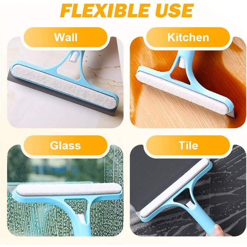 BrightSwipe 3 en 1 Nettoyeur de Vitres avec Pulvérisateur