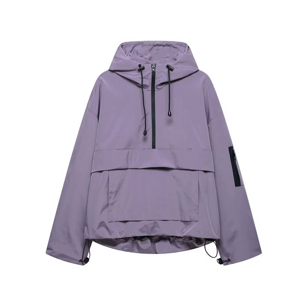 Veste de Pluie Femme Imperméable avec Capuche – Respirante et Légère