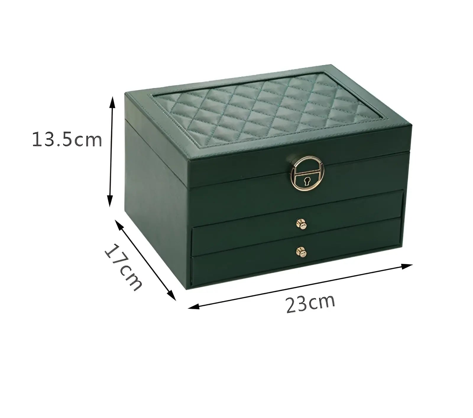 Boîte à Bijoux Luxueuse à Plusieurs Niveaux – EleganceBox