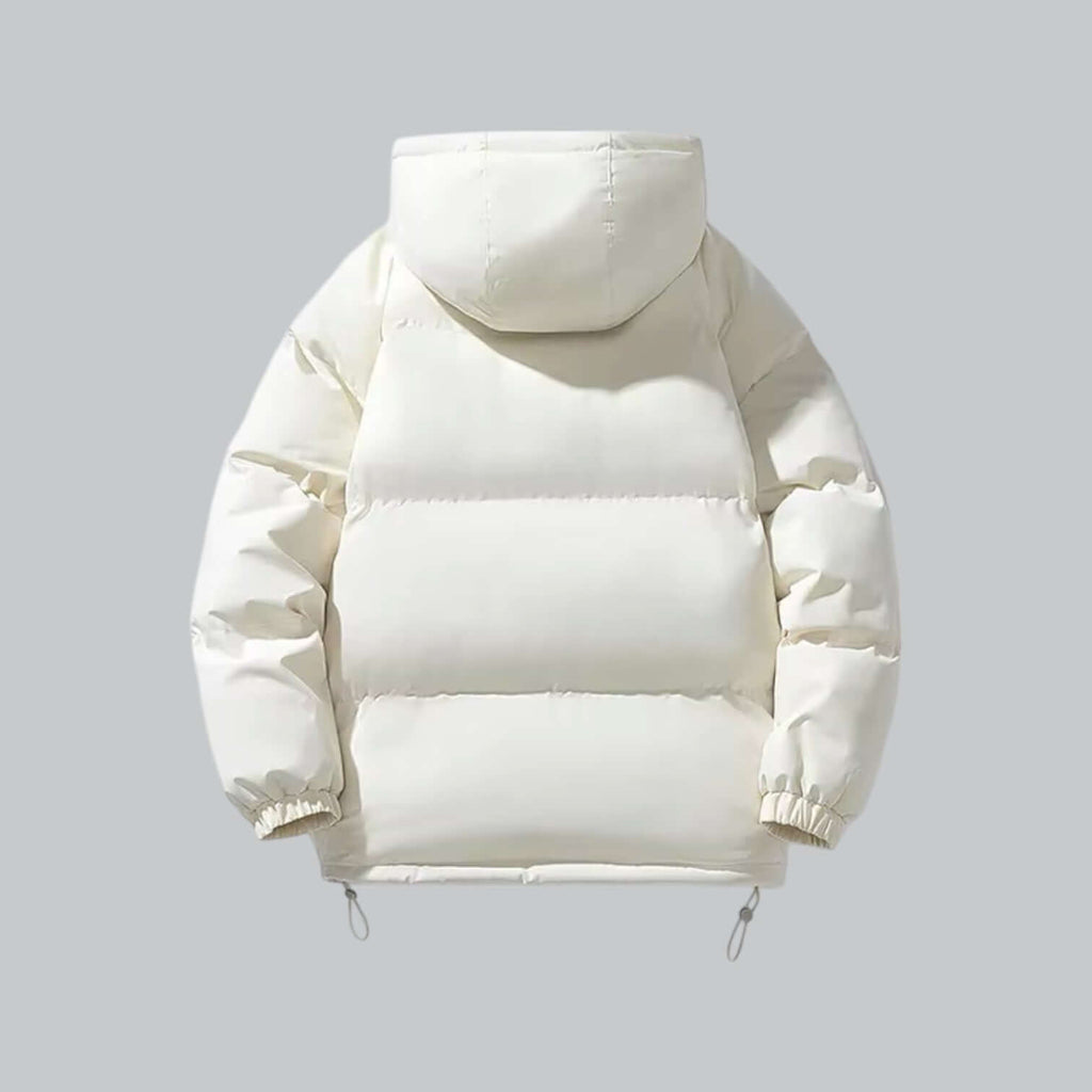 Manteau parka d'hiver chaud pour homme avec capuche ajustable