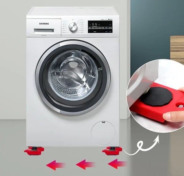 Set d'outils de déménagement avec hauteur réglable et roues pivotantes à 360°