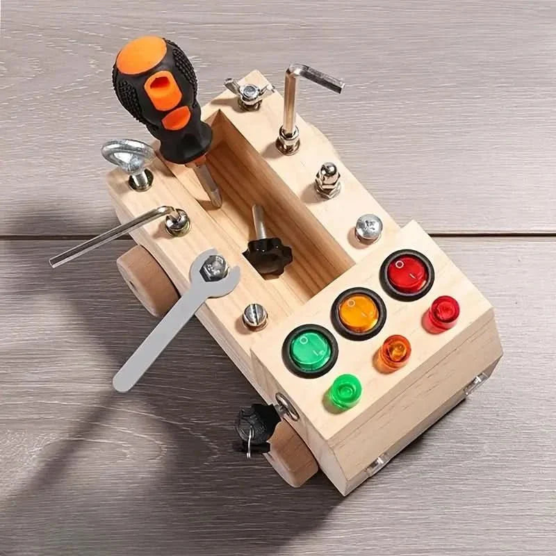 Tableau d'activités Montessori – Jouet éducatif interactif pour enfants favorisant la motricité fine et les compétences cognitives