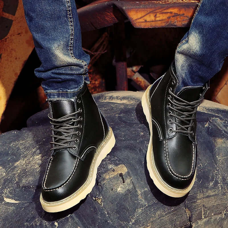 Bottes d'Hiver Rétro pour Hommes