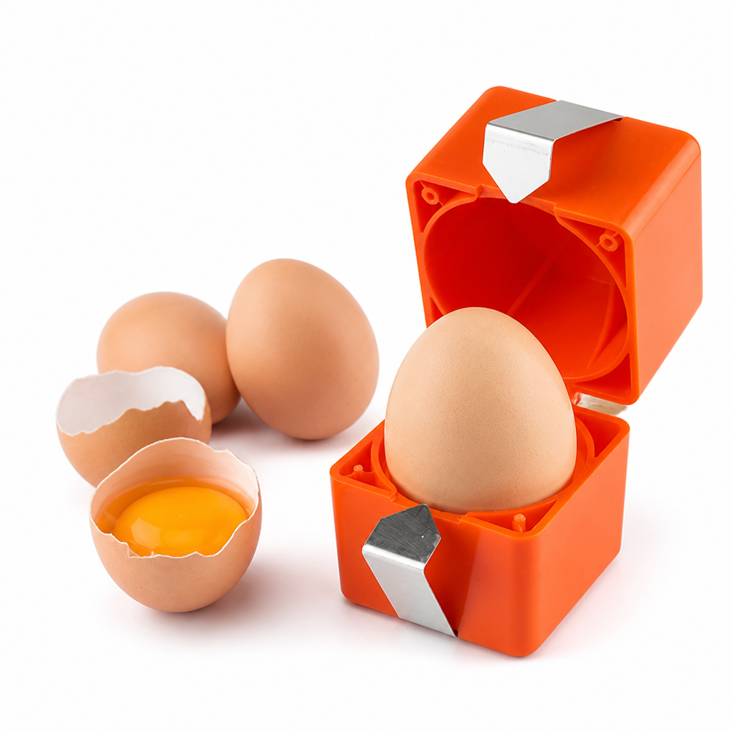 CrackEase™ — Des œufs sans effort et sans désordre qui font briller chaque repas
