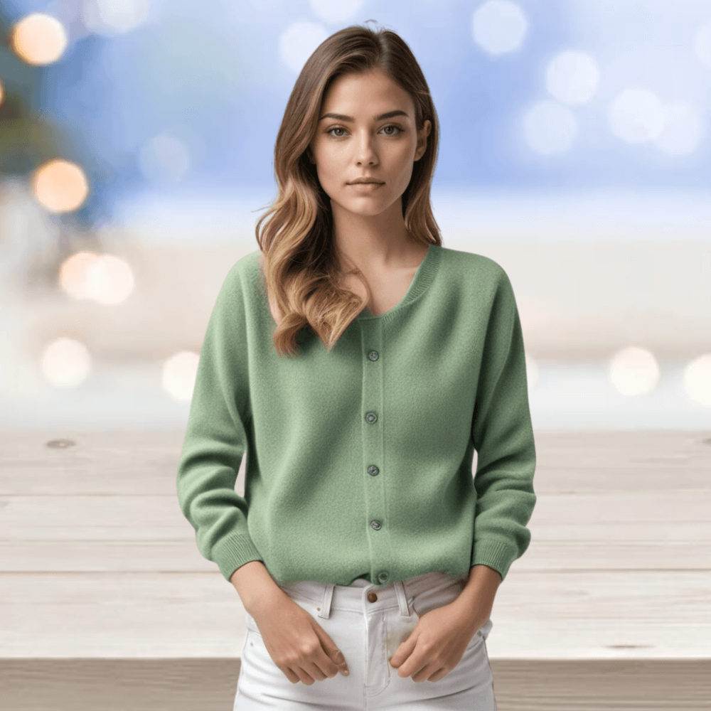 Cardigan Femme avec Col en V