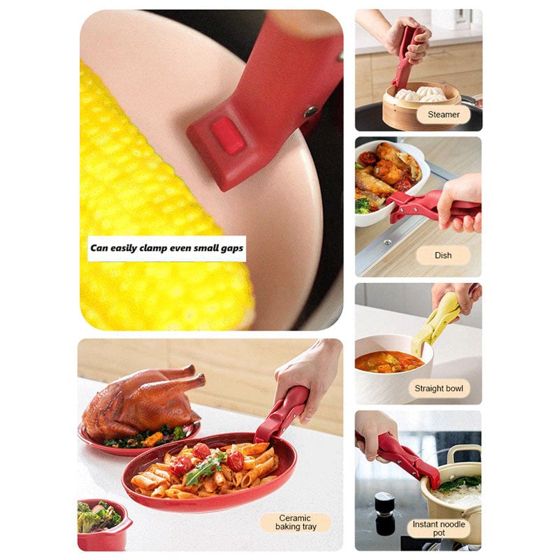 Pince Porte-Bol Anti-Brûlure Multi-Usage pour Cuisine