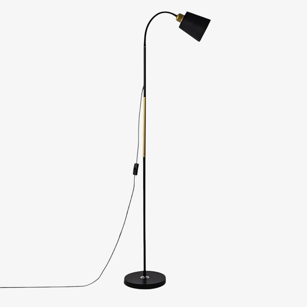 Lampe sur Pied Réglable avec Tête de Lampe Orientable – Lampe de Lecture Fonctionnelle