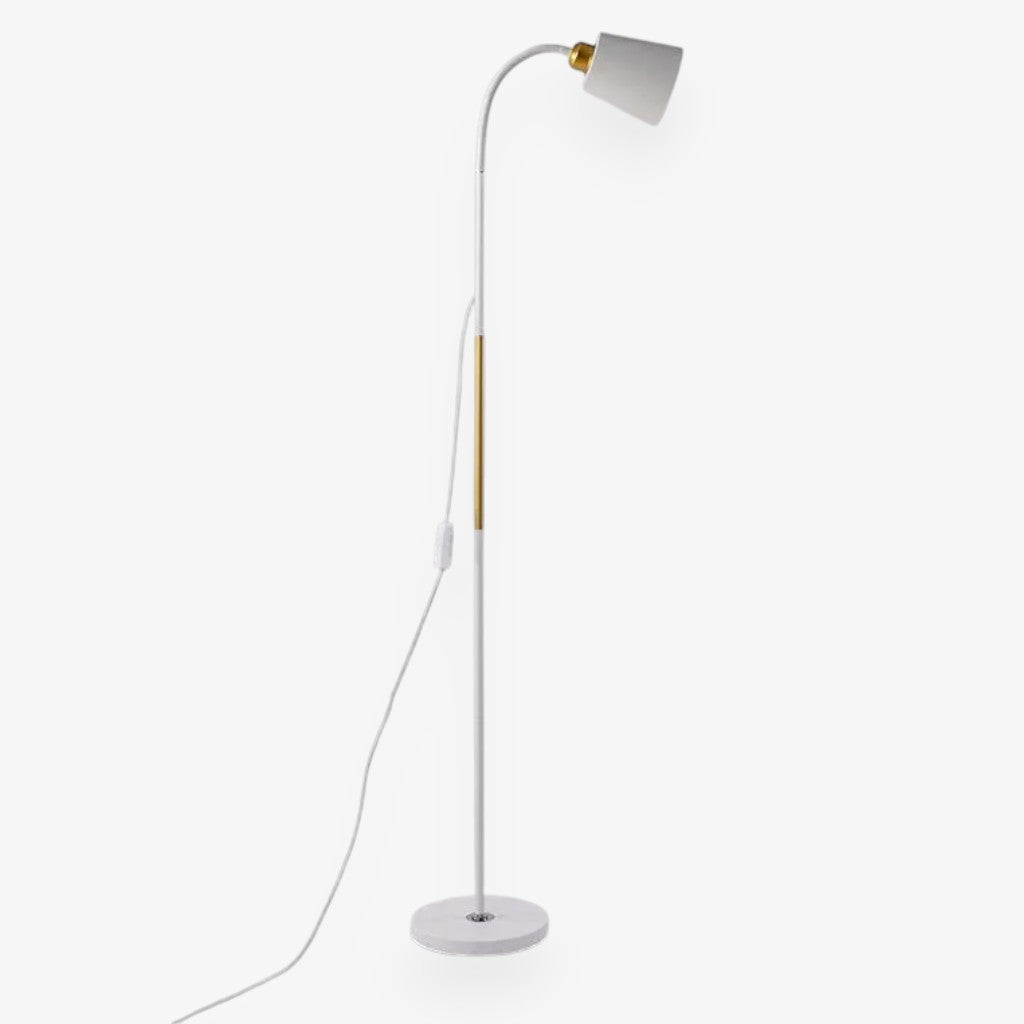 Lampe sur Pied Réglable avec Tête de Lampe Orientable – Lampe de Lecture Fonctionnelle
