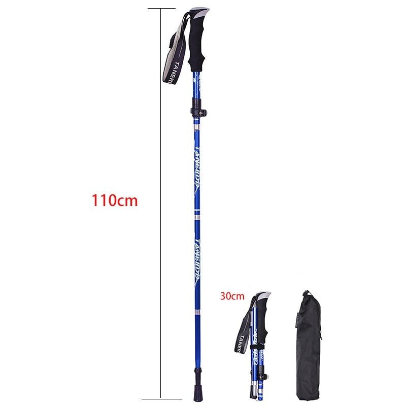 Bâtons de Trekking Ajustables Skanto | Bâtons de Trekking Pliants | Légers et Durables pour Aventures en Plein Air