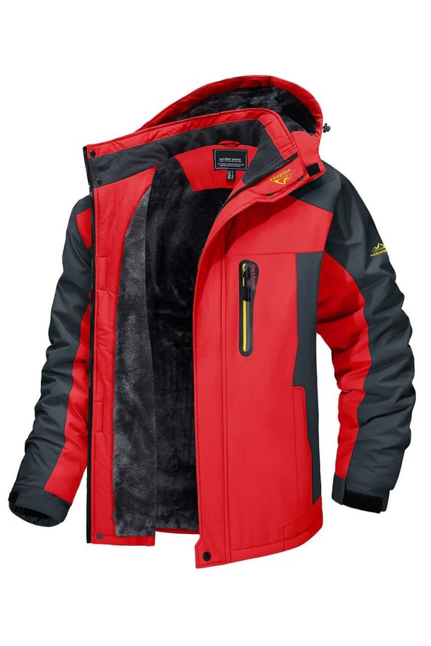 Veste d'hiver imperméable en polaire pour hommes