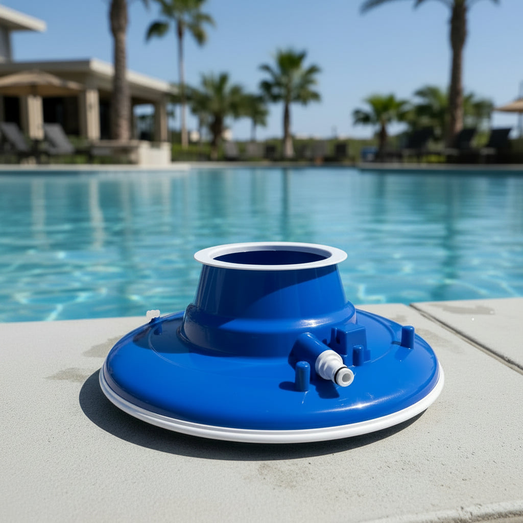 AQUAVAC – Nettoyeur de piscine sans produits chimiques avec une forte puissance d'aspiration pour les feuilles et la saleté