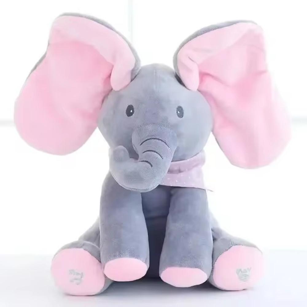 Éléphant en Peluche Parlant Peek-a-Boo Interactif pour Enfants