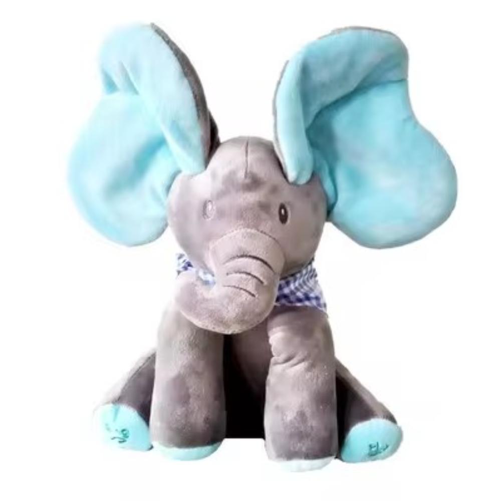 Éléphant en Peluche Parlant Peek-a-Boo Interactif pour Enfants