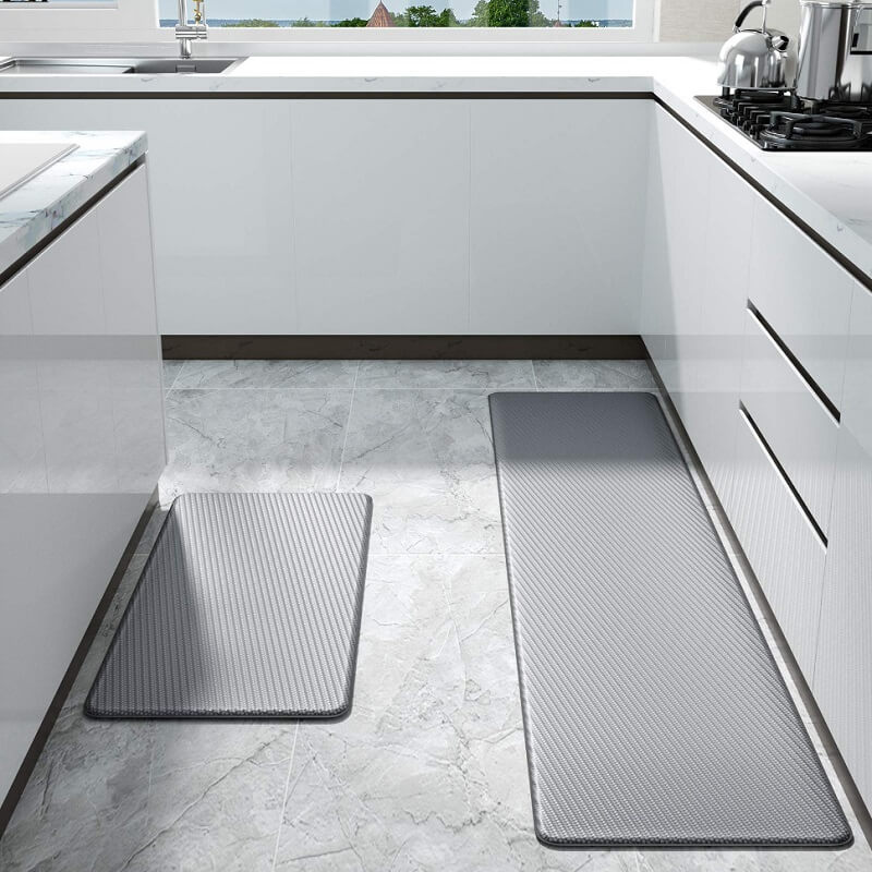 Tapis de Cuisine Antidérapants et Imperméables avec Confort de Rembourrage