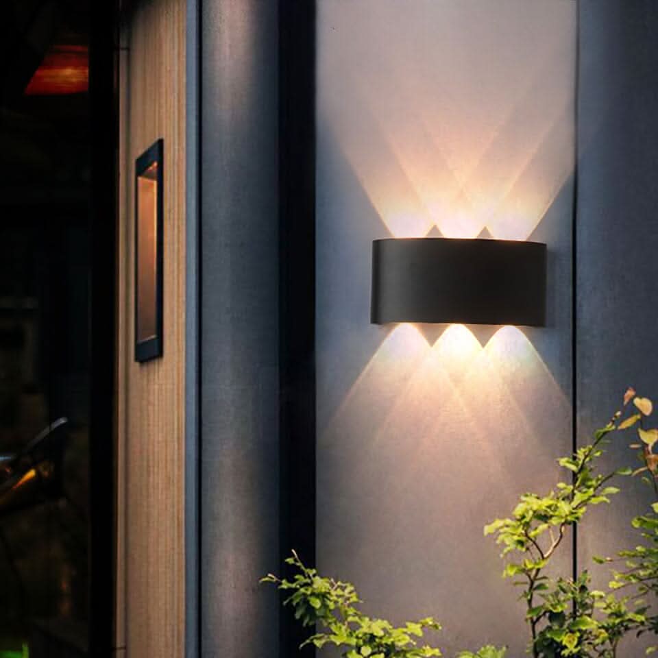 Applique murale LED extérieure étanche – Éclairage extérieur élégant et économe en énergie en aluminium