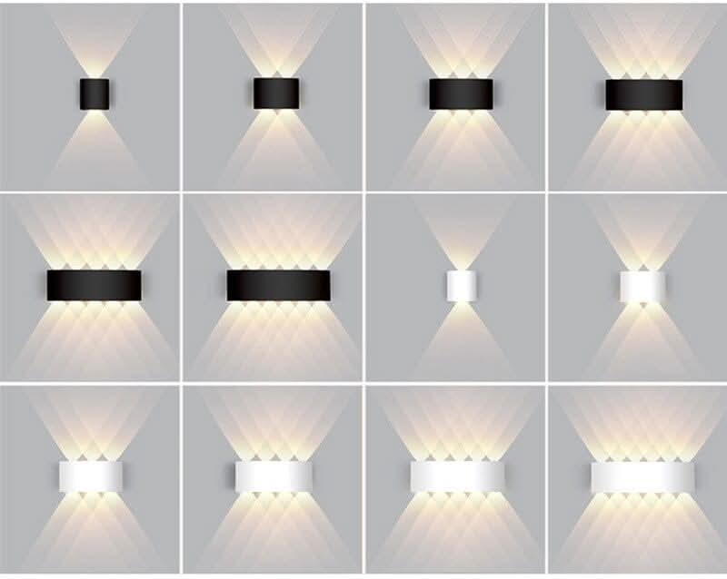 Applique murale LED extérieure étanche – Éclairage extérieur élégant et économe en énergie en aluminium
