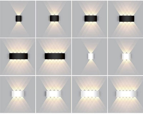 Applique murale LED extérieure étanche – Éclairage extérieur élégant et économe en énergie en aluminium