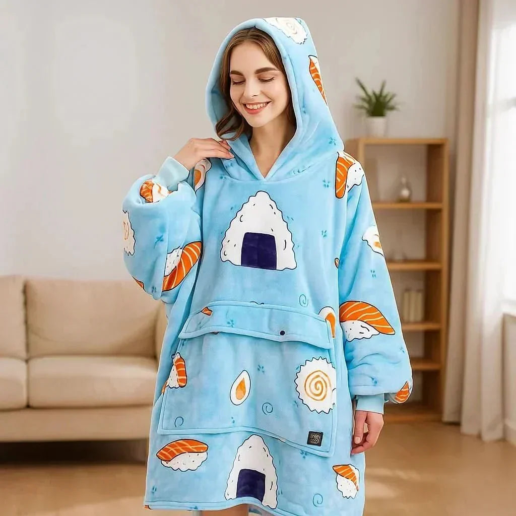 Hoodie Duvet Chauffant USB – Douce Couverture Électrique Portable pour un Confort Douillet à Domicile
