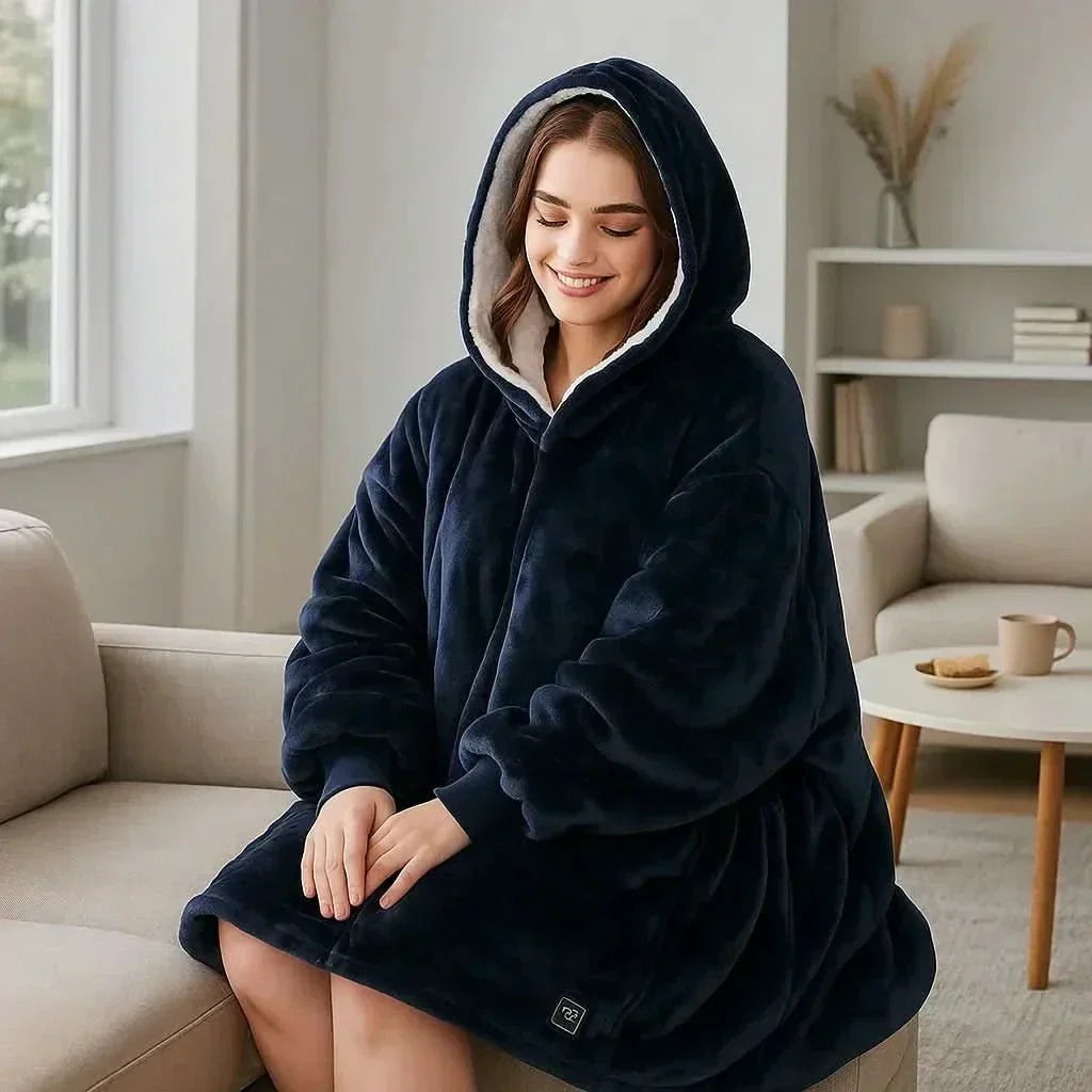 Hoodie Duvet Chauffant USB – Douce Couverture Électrique Portable pour un Confort Douillet à Domicile