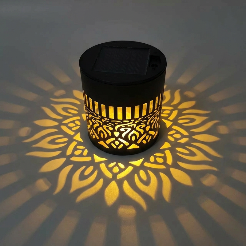 LumiRaya™ Projecteur Mandala Solaire — Créez une Magie Instantanée en Plein Air avec une Lueur Confortable et Effortless
