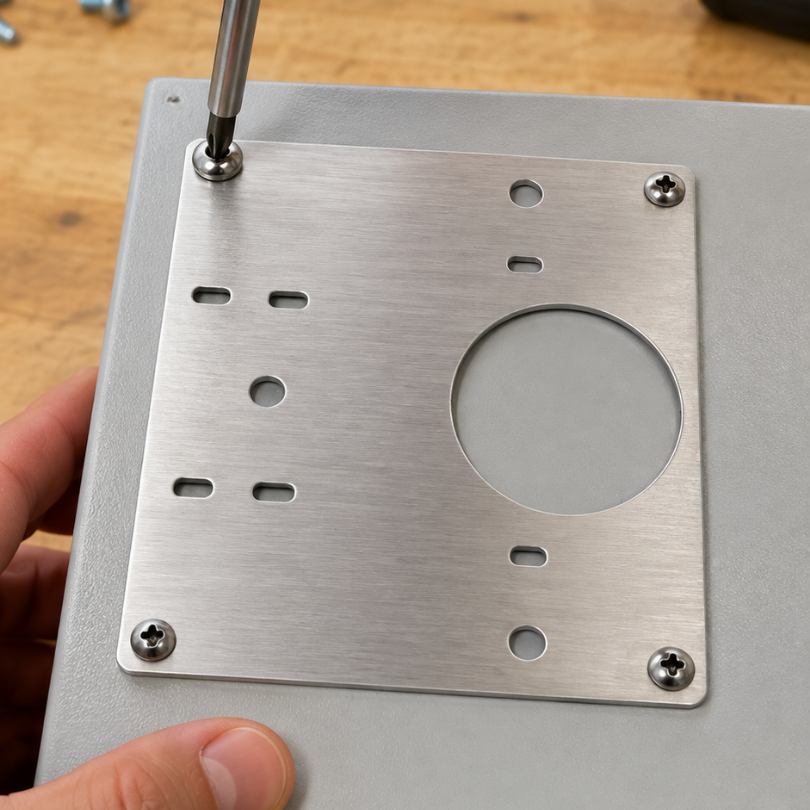 HingePlate 1+1 GRATUIT : Réparation de Charnières de Meubles DIY Plaque Latérale