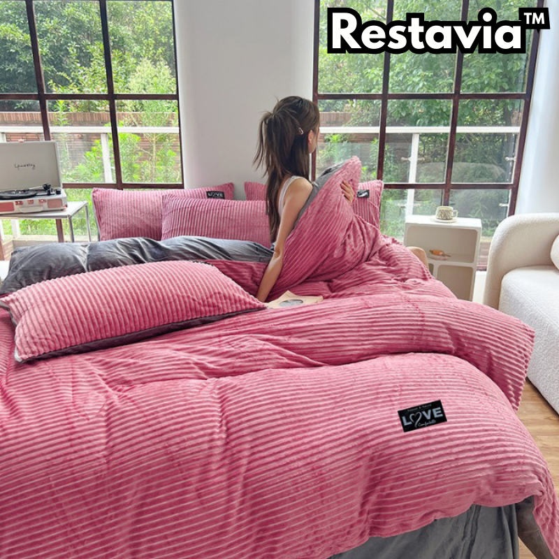 Couverture en Fleece Corail – Douce et Chaude Couverture pour Nuits Froides