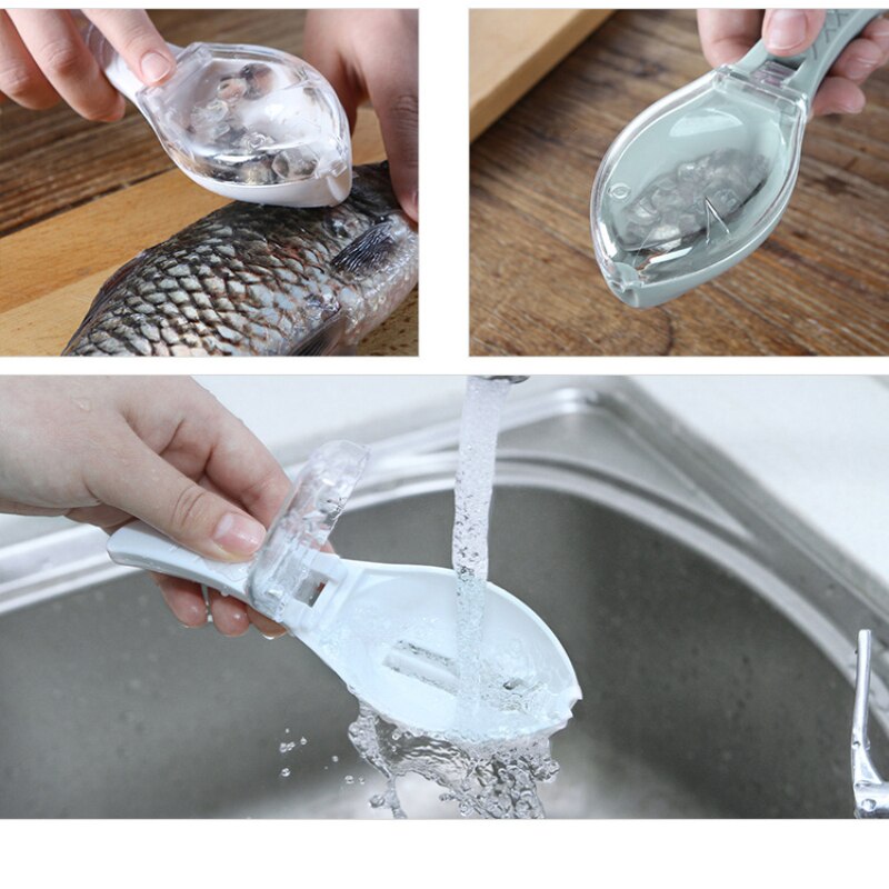 AquaSleek™ — Écaillage de Poisson Sans Effort pour un Filet Parfait et Sans Désordre à Chaque Fois