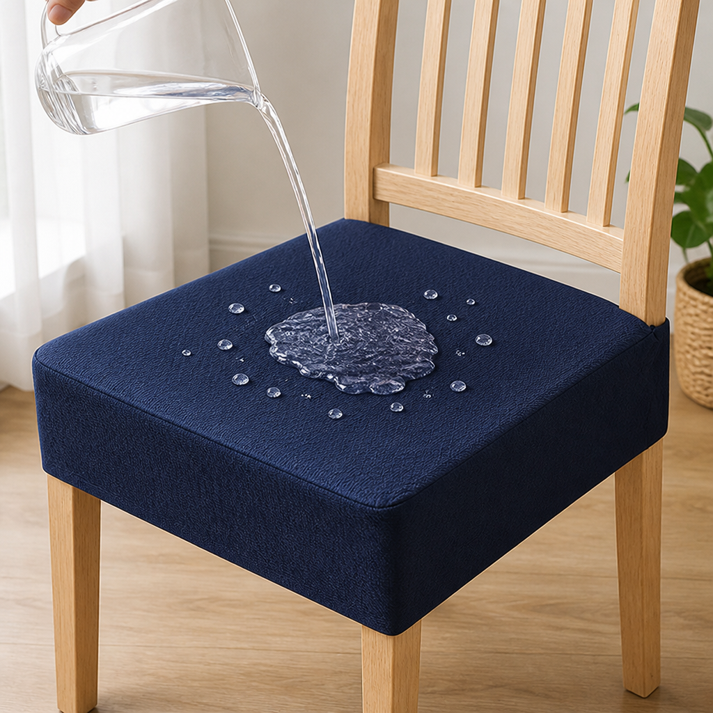 Housses de Chaise Tissées AquaGuard™ — Confort Antidérapant avec Protection Imperméable Inégalée