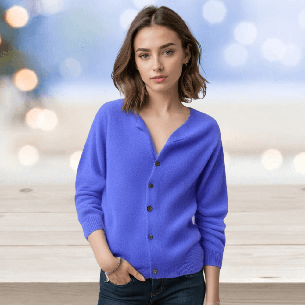 Cardigan Femme avec Col en V