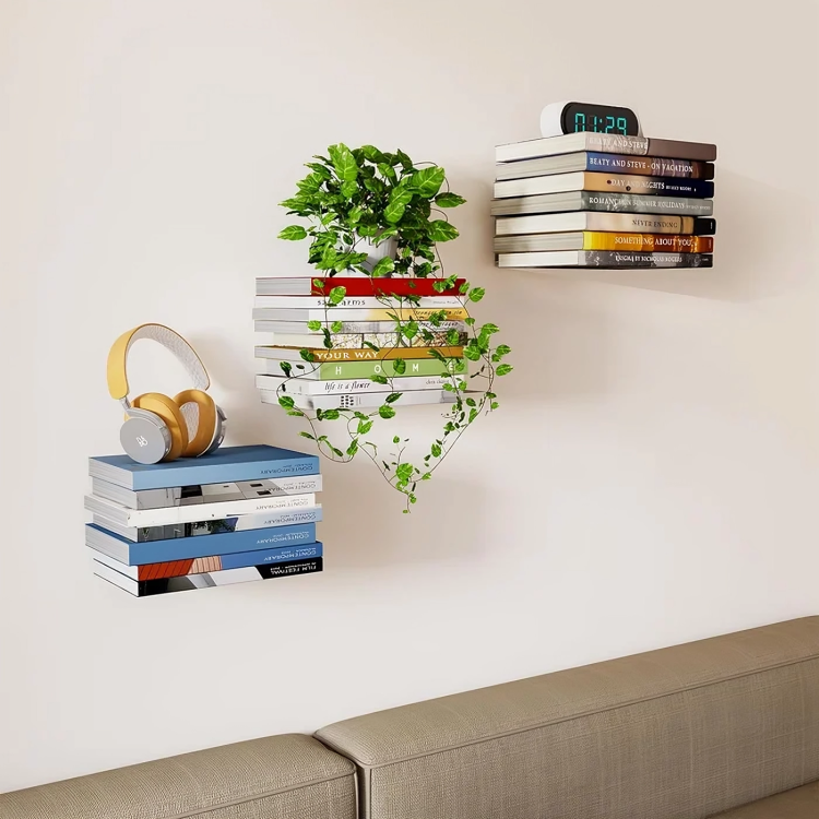 Affichez vos livres comme par magie avec cette étagère invisible