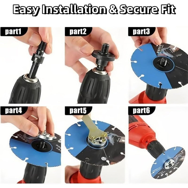 Kit d'adaptateur de perceuse à meuleuse
