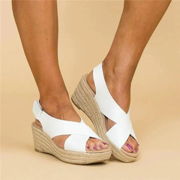 Espadrilles Orthopédiques à Talon Wedge Confortables - Clara