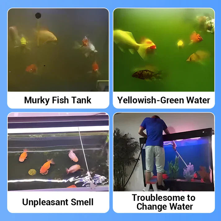 AquaPureMax™ — De l'eau claire et saine instantanément qui redonne vie à vos poissons