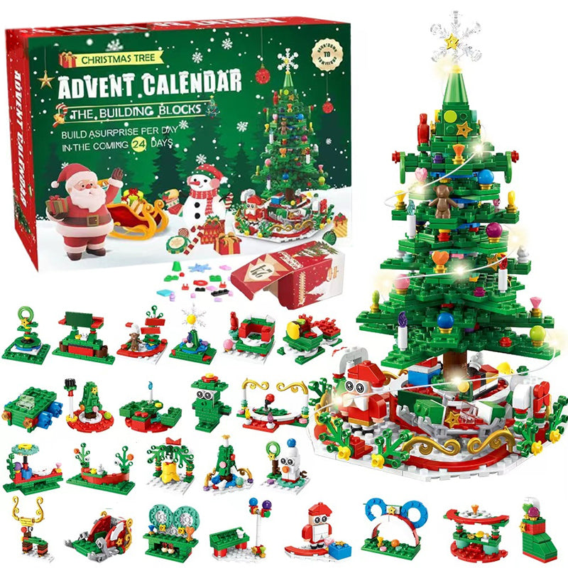 Calendrier de l'Avent Arbre de Noël 2026 – Kit à faire soi-même pour décoration de Noël