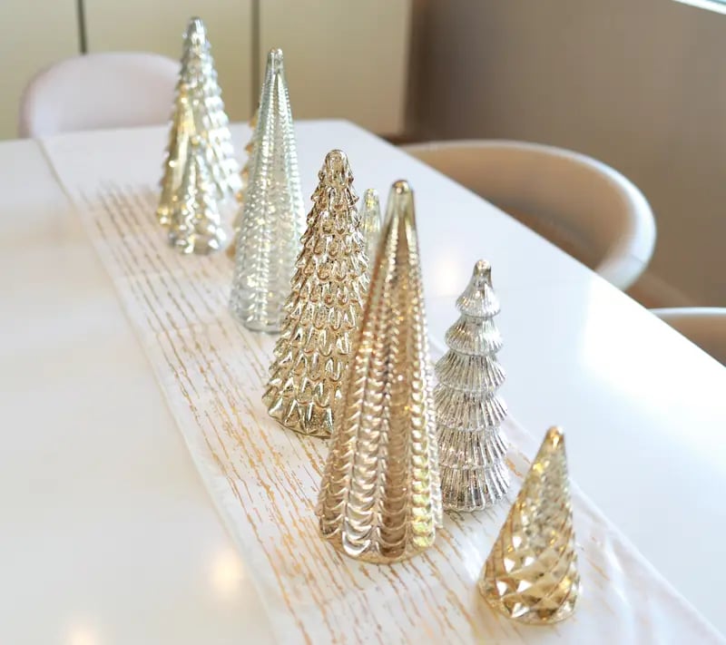 GlowTrees | Ensemble d'Arbres de Noël en Cristal