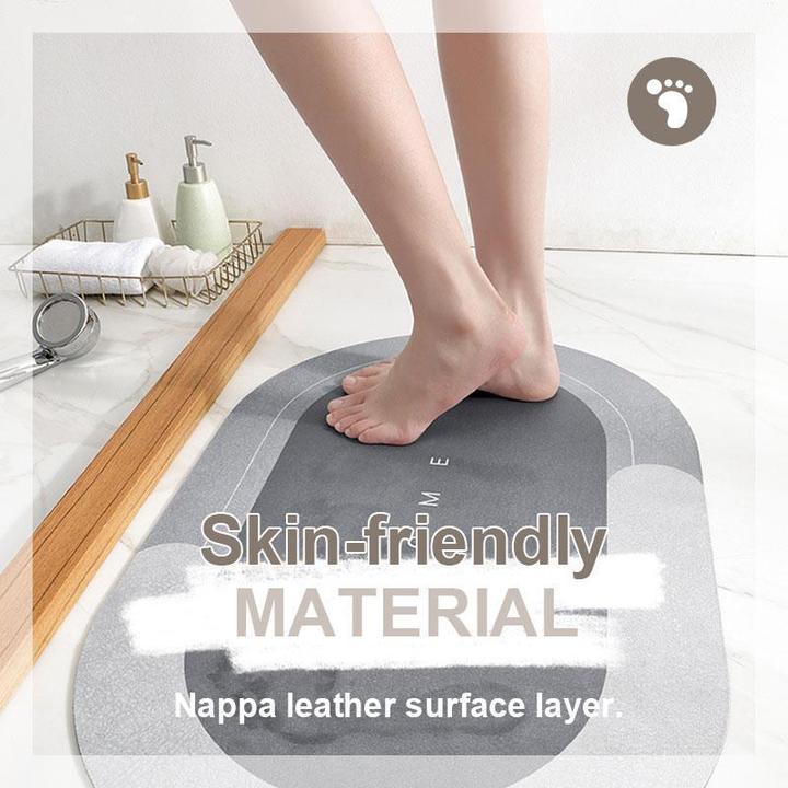 Tapis de Bain Super Absorbant et Sèche Rapidement - AquaComfort