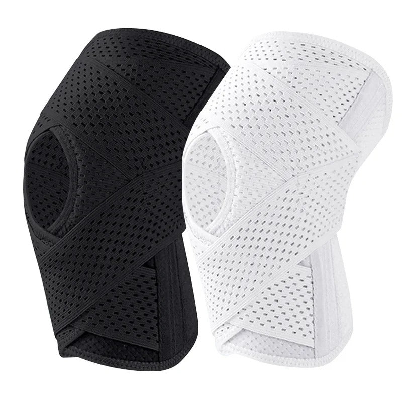 Genouillères Unisexes FlexGuard avec Ressorts de Support et Sangle
