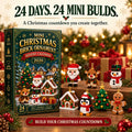 ⏳ Dernier jour pour économiser 49% – 🎄 Calendrier de l'Avent Mini Ornements de Noël de 24 jours | 24 designs festifs uniques à construire avec des boucles suspendues—parfait pour décorer les sapins de Noël, les couronnes et les présentations de vacances