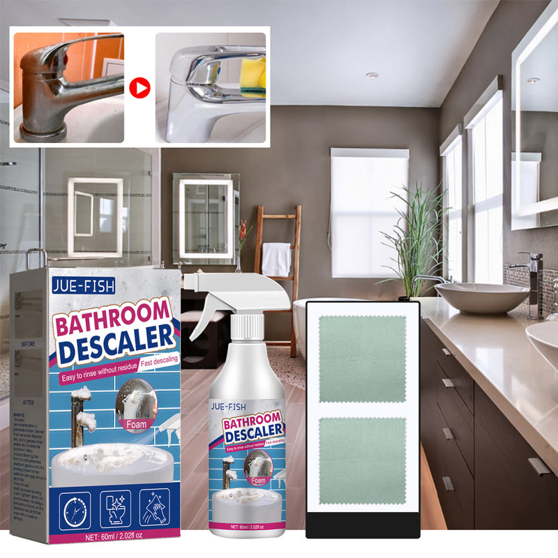 BrillEase™ — Nettoyage en Profondeur Sans Effort Qui Ravive La Fraîcheur et L'Éclat de Votre Salle de Bain