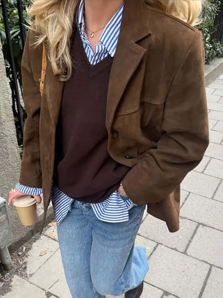 Veste Brune Classique
