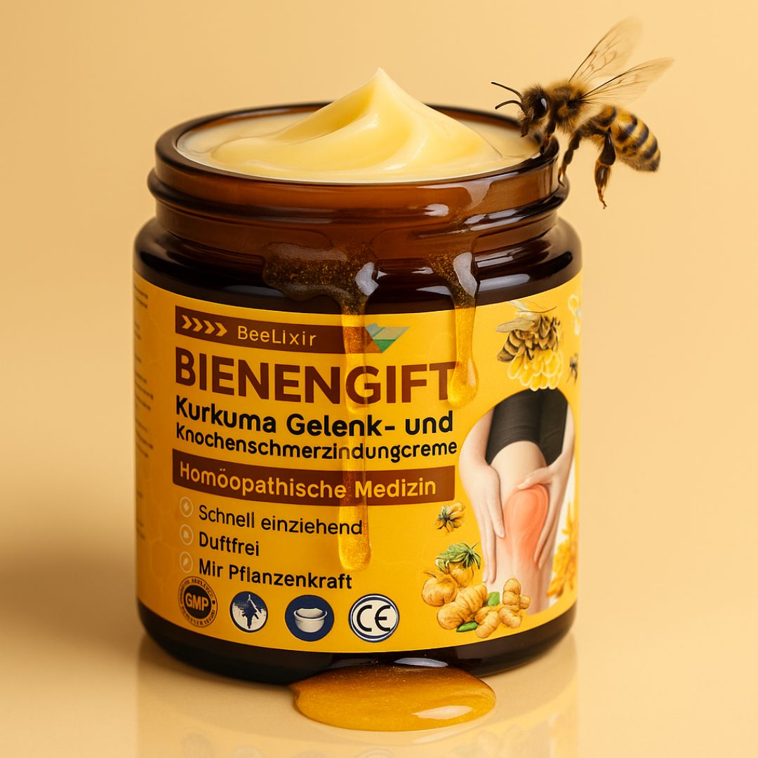 1+1 GRATUIT | BeeLixir™ | Crème au venin d'abeille | Pommade avec venin d'abeille, hyaluron et collagène