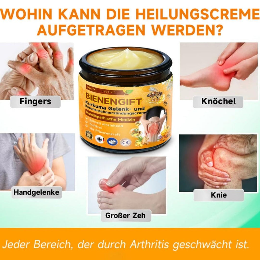 1+1 GRATUIT | BeeLixir™ | Crème au venin d'abeille | Pommade avec venin d'abeille, hyaluron et collagène