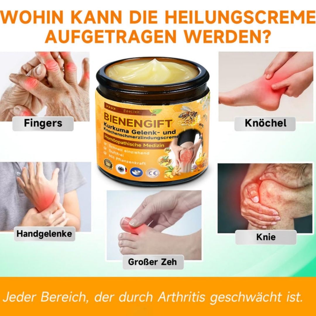 1+1 GRATUIT | BeeLixir™ | Crème au venin d'abeille | Pommade avec venin d'abeille, hyaluron et collagène