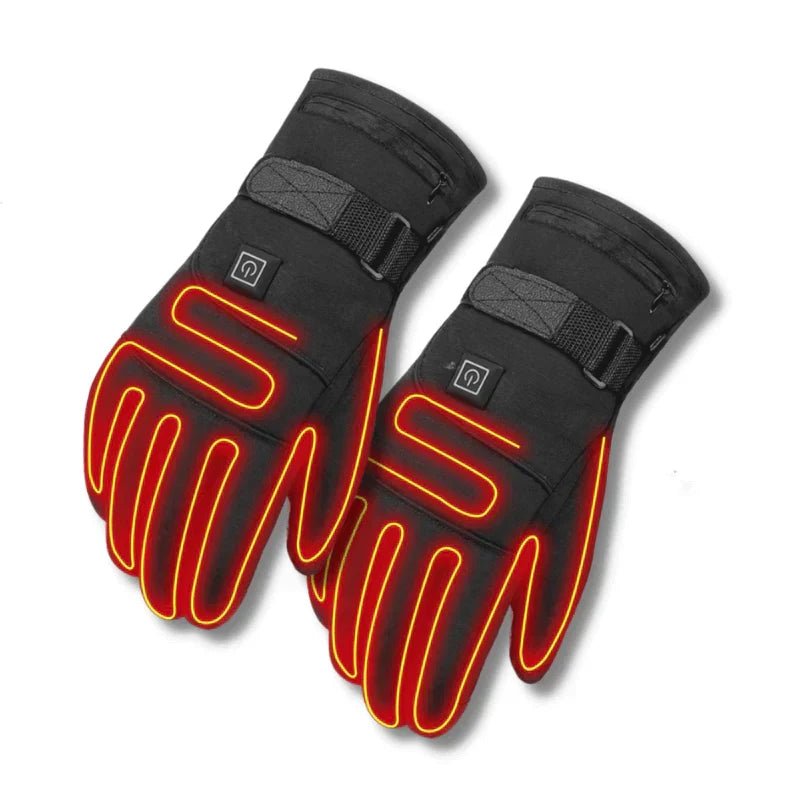 Gants d'Hiver Électriquement Chauffants Imperméables - WinterHeatGuard