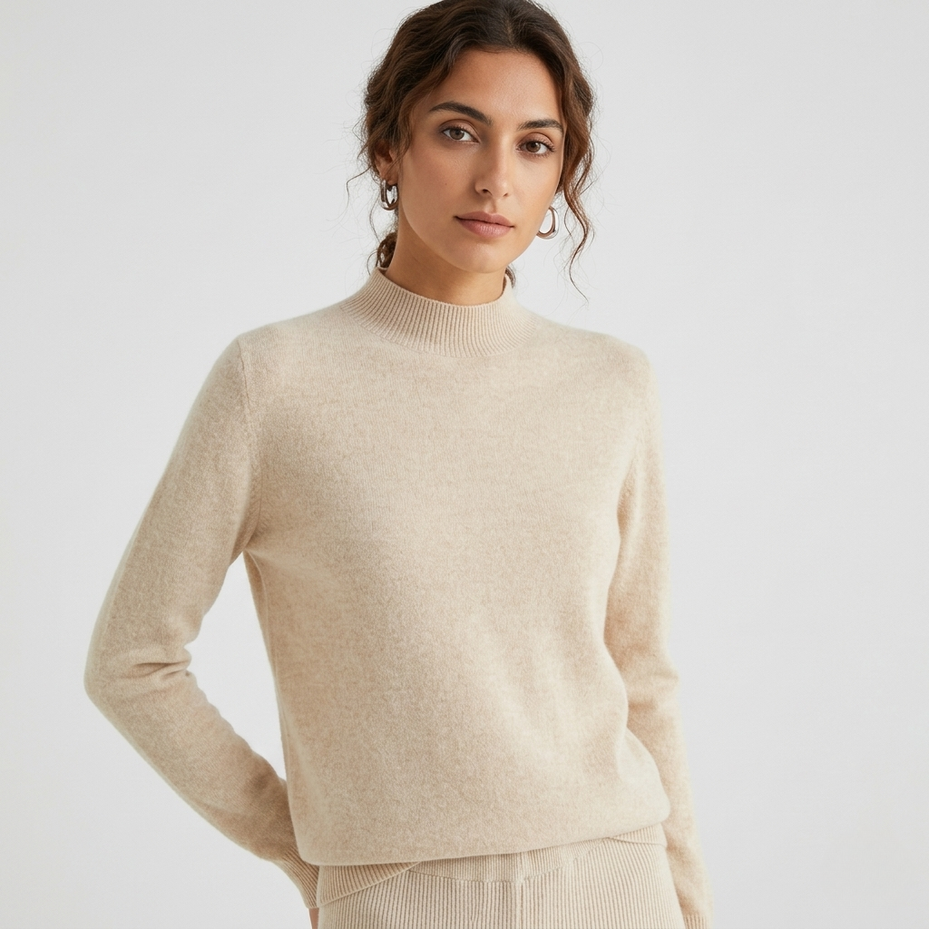 Pull Femme en Maille Douce Élégant Chaud