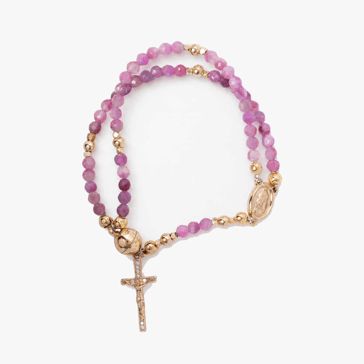 Aveluna – Bracelet de chapelet fait main