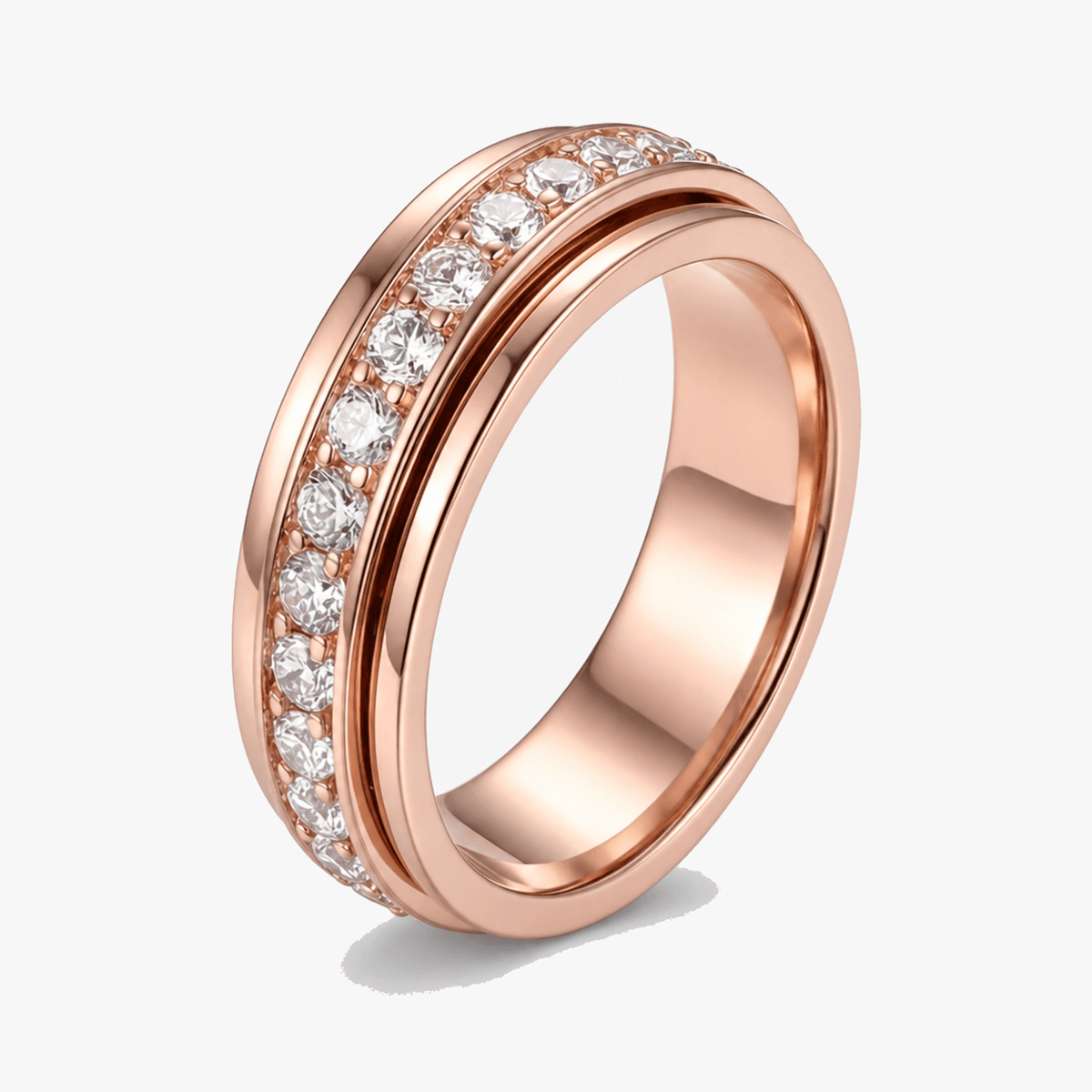 Bague Spinner Rotative en Zirconia Serenova