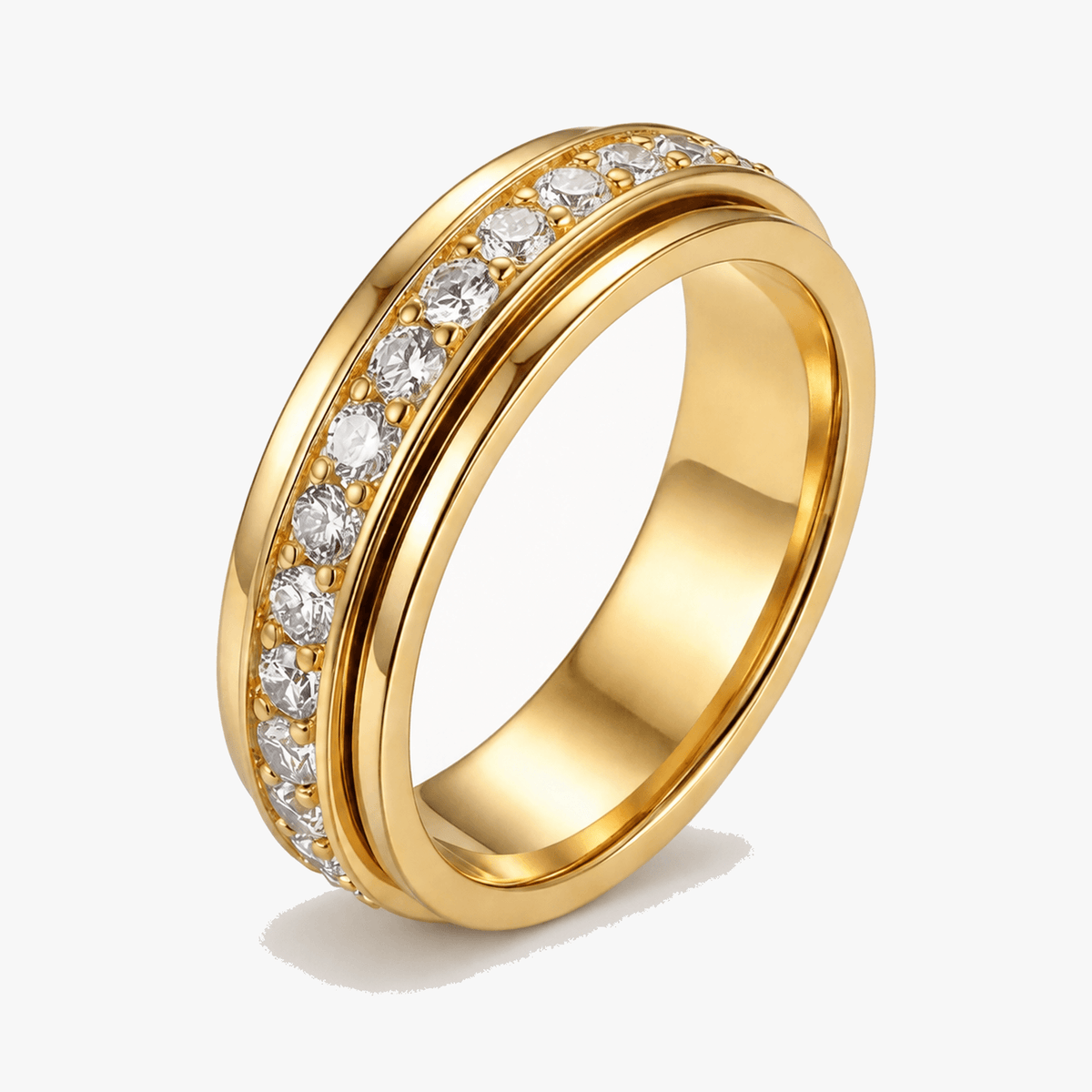 Bague Spinner Rotative en Zirconia Serenova